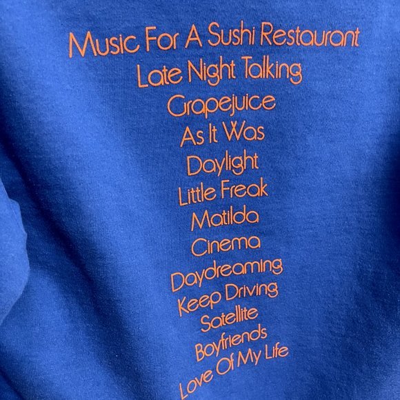 Harry Styles Harrys House Blue Love on Tour Sweatshirt Size Small - Picture 3 of 5